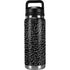 Elephant Print Black YETI Rambler 26oz Bottle Skin