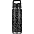 Elephant Print Black YETI Rambler 26oz Bottle Skin