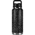 Elephant Print Black YETI Rambler 36oz Bottle Skin