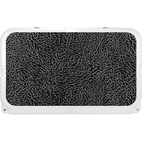 Elephant Print Black YETI Tundra 45 Hard Cooler Skin