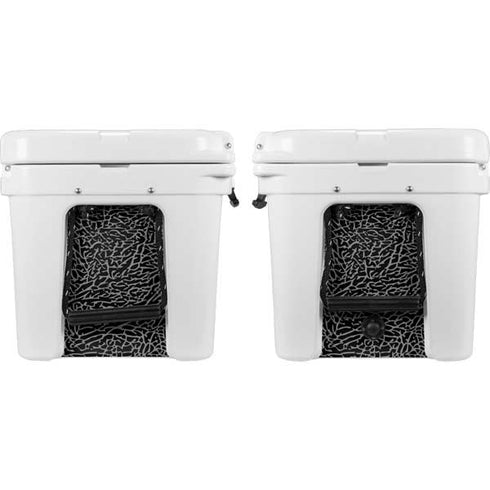 Elephant Print Black YETI Tundra 45 Hard Cooler Skin