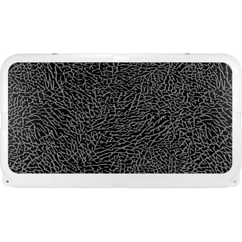 Elephant Print Black YETI Tundra 65 Hard Cooler Skin