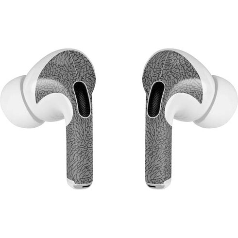 Elephant Print Grey AirPods Pro 2nd Gen Skin