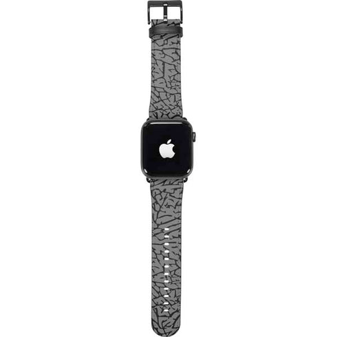 Elephant Print Grey Apple Watch Band 42-44mm