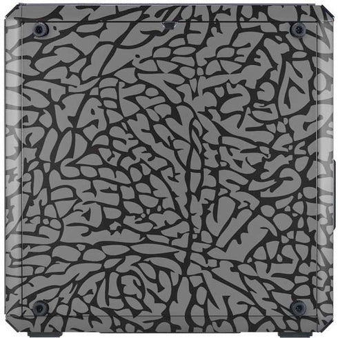 Elephant Print Grey Cooler Master MasterBox Q300L Mini Tower Skin
