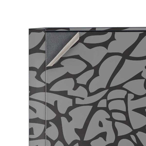 Elephant Print Grey Corsair 4000D Tempered Glass Mid-Tower ATX Case Skin