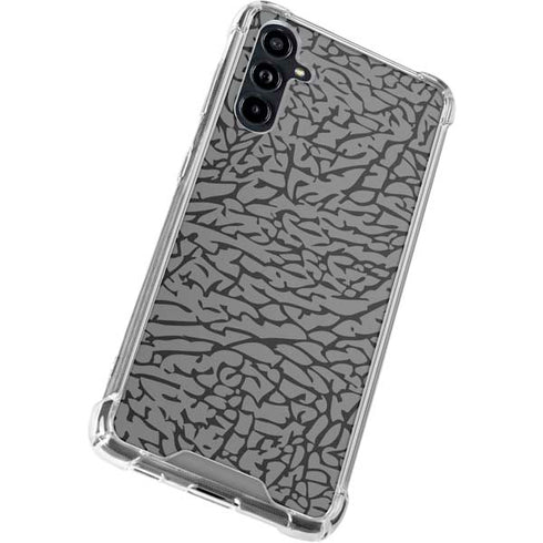 Elephant Print Grey Galaxy A54 5G Clear Case