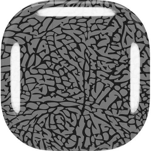 Elephant Print Grey Galaxy Buds Live Skin