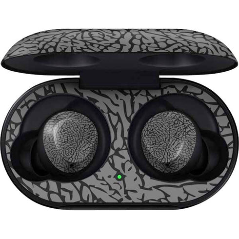 Elephant Print Grey Galaxy Buds Skin