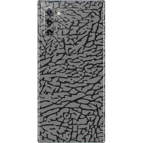 Elephant Print Grey Galaxy Note 10 Skin