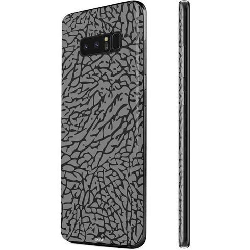 Elephant Print Grey Galaxy Note 8 Skin