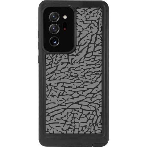 Elephant Print Grey Galaxy Note20 Ultra 5G Waterproof Case
