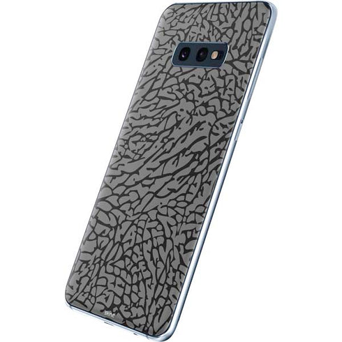 Elephant Print Grey Galaxy S10e Skin