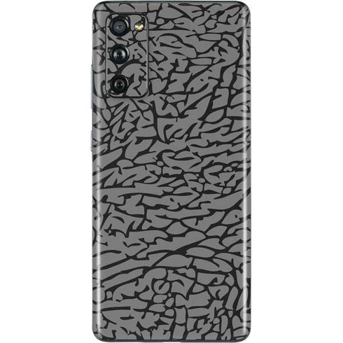 Elephant Print Grey Galaxy S20 Fan Edition Skin