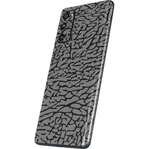 Elephant Print Grey Galaxy S20 Fan Edition Skin