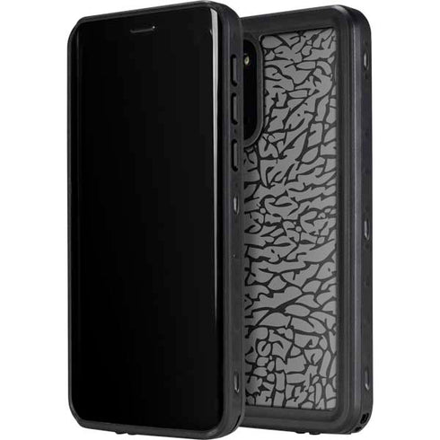 Elephant Print Grey Galaxy S20 Plus Waterproof Case