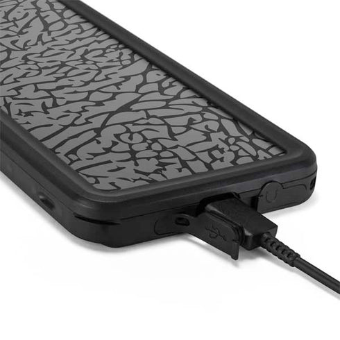 Elephant Print Grey Galaxy S20 Plus Waterproof Case