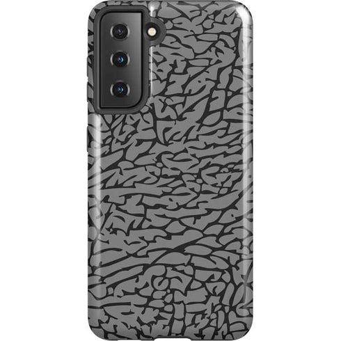 Elephant Print Grey Galaxy S21 5G Pro Case