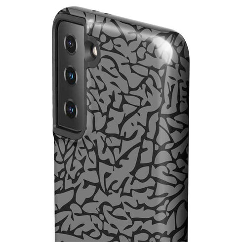 Elephant Print Grey Galaxy S21 FE Pro Case