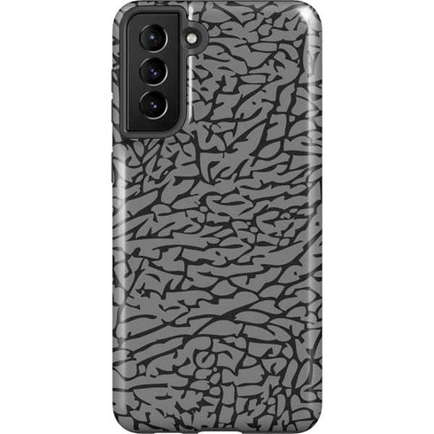 Elephant Print Grey Galaxy S21 Plus 5G Pro Case