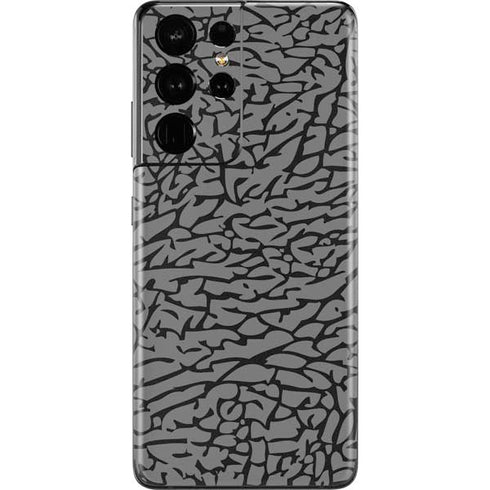 Elephant Print Grey Galaxy S21 Ultra 5G Skin