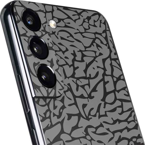 Elephant Print Grey Galaxy S22 Skin