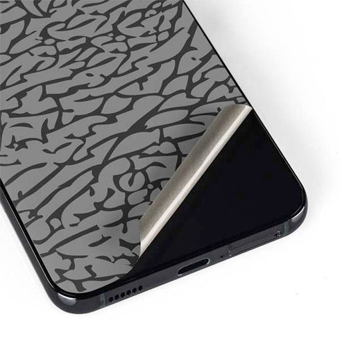 Elephant Print Grey Galaxy S22 Skin
