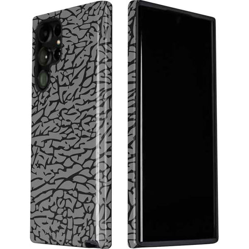 Elephant Print Grey Galaxy S22 Ultra Pro Case