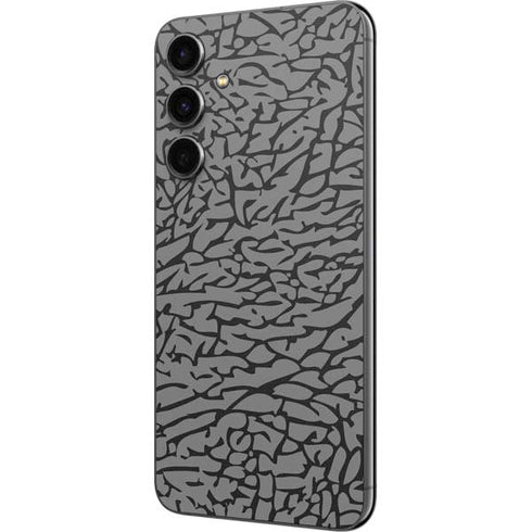 Elephant Print Grey Galaxy S23 FE Skin
