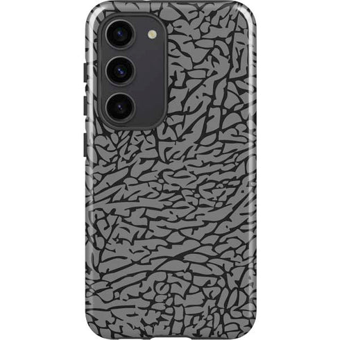 Elephant Print Grey Galaxy S23 Pro Case