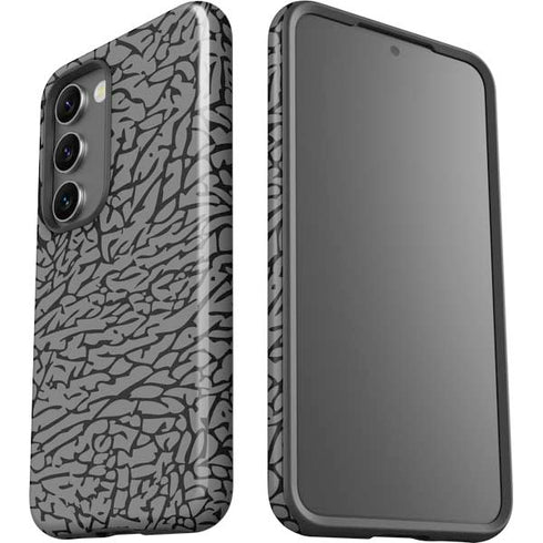 Elephant Print Grey Galaxy S23 Pro Case