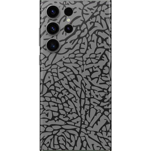 Elephant Print Grey Galaxy S23 Ultra Skin