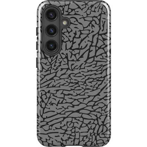 Elephant Print Grey Galaxy S24 Impact Case