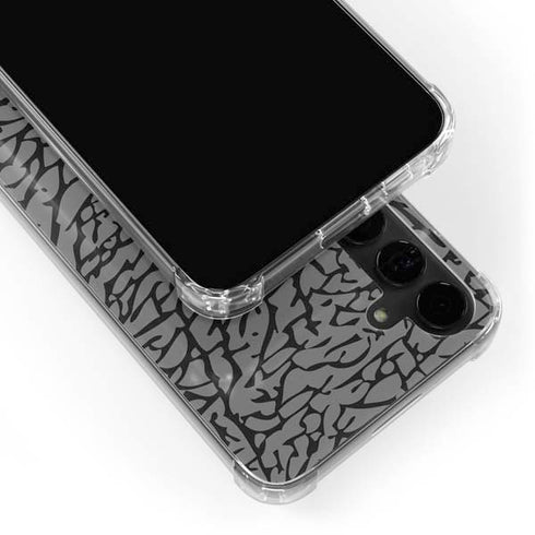 Elephant Print Grey Galaxy S24 Plus Clear Case
