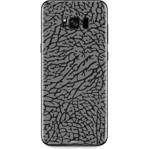 Elephant Print Grey Galaxy S8 Plus Skin
