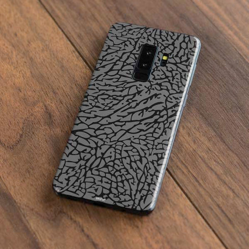 Elephant Print Grey Galaxy S9 Plus Skin