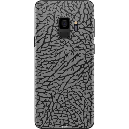 Elephant Print Grey Galaxy S9 Skin
