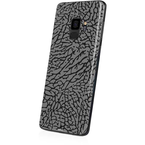 Elephant Print Grey Galaxy S9 Skin
