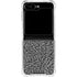 Elephant Print Grey Galaxy Z Flip5 5G Clear Case
