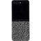 Elephant Print Grey Galaxy Z Flip5 5G Skin