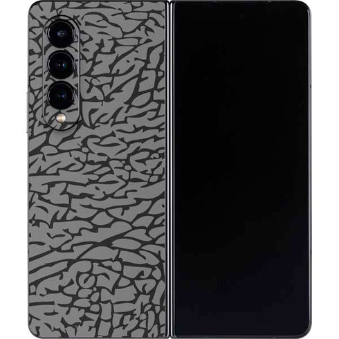 Elephant Print Grey Galaxy Z Fold4 5G Skin