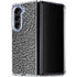 Elephant Print Grey Galaxy Z Fold5 5G Clear Case