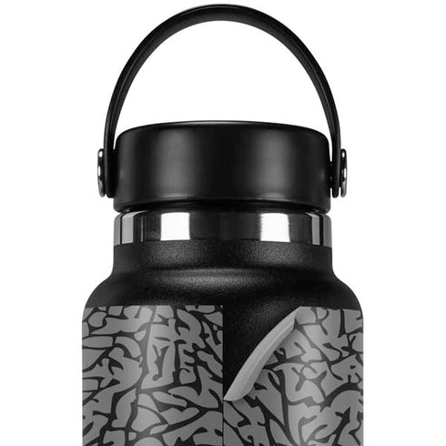 Elephant Print Grey Hydro Flask 32oz Wide Mouth Skin