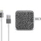Elephant Print Grey iPad Charger (10W USB) Skin
