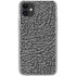 Elephant Print Grey iPhone 11 Clear Case