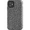 Elephant Print Grey iPhone 11 Impact Case