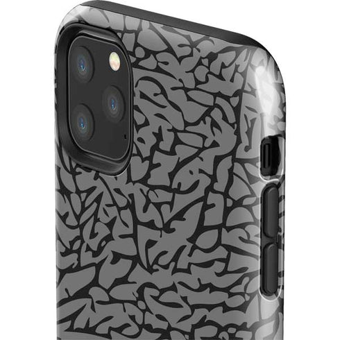 Elephant Print Grey iPhone 11 Pro Max Impact Case
