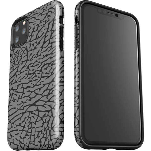 Elephant Print Grey iPhone 11 Pro Max Impact Case