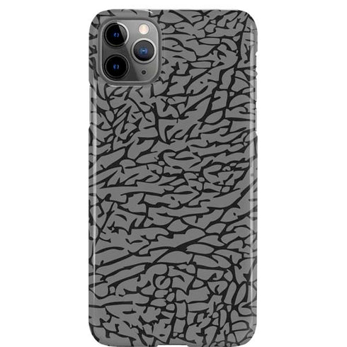 Elephant Print Grey iPhone 11 Pro Max Lite Case