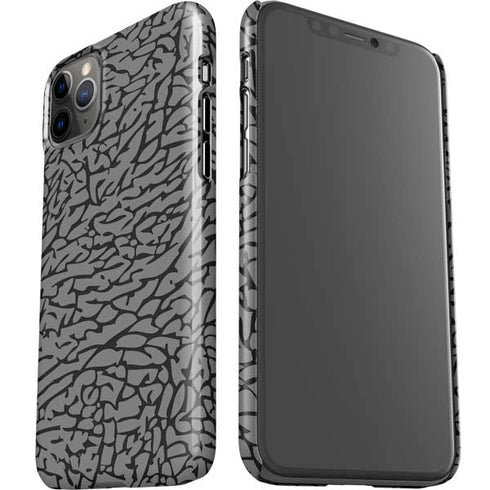 Elephant Print Grey iPhone 11 Pro Max Lite Case